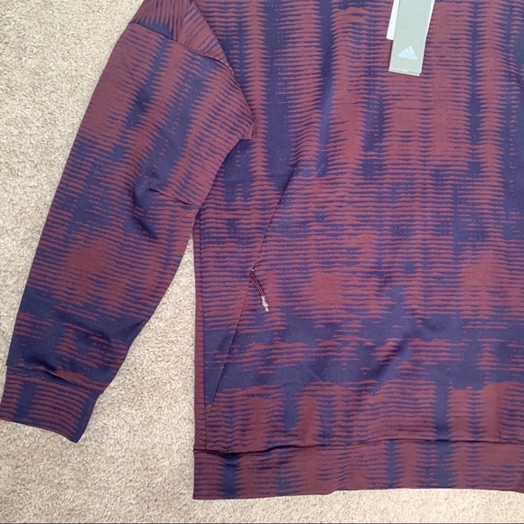 Adidas Z.N.E Pulse Jacquard Winter Hoodie SZ XL - Picture 4 of 8